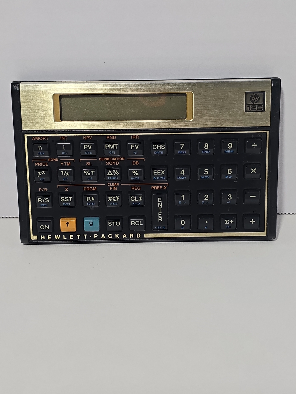 Hewlett-packard 12c Vintage Calculator. New Battery Works Great